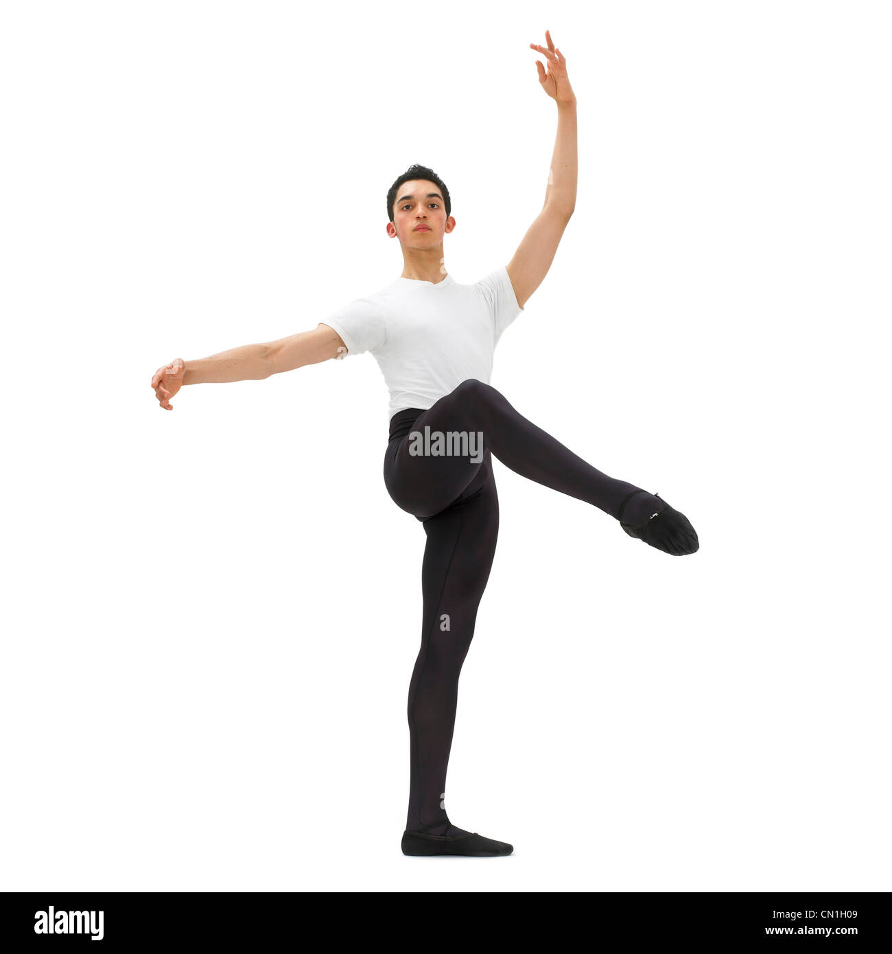 Male Ballet Dancer Stock Photo