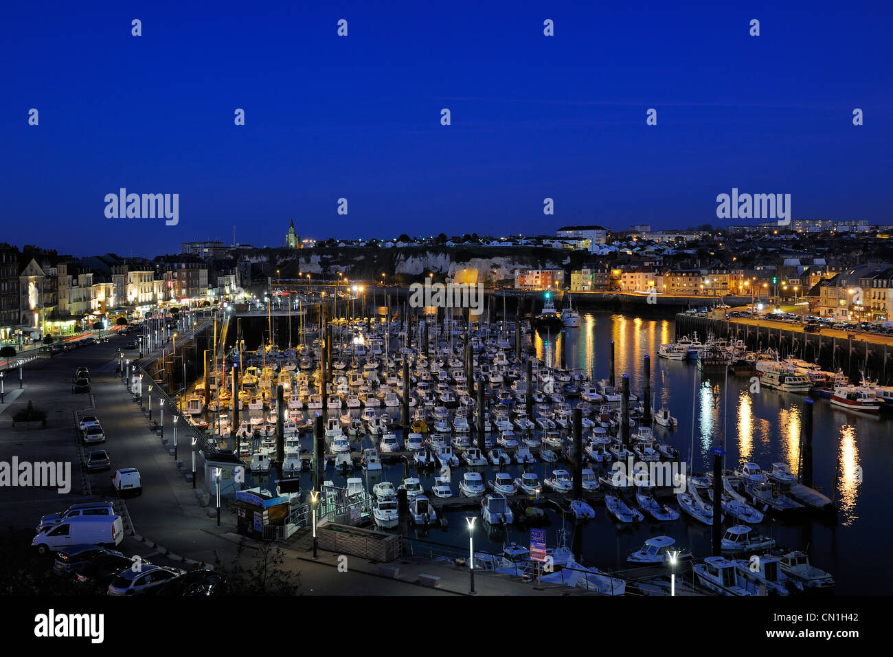 France, Seine Maritime, Dieppe, the harbour Stock Photo