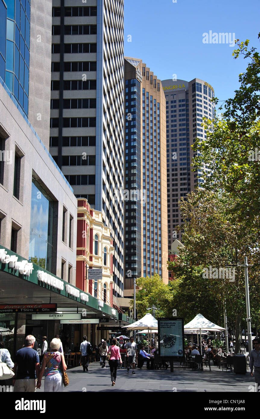 Alfred Street, Central Business District, Sydney, New South Wales, Australia Stock Photo