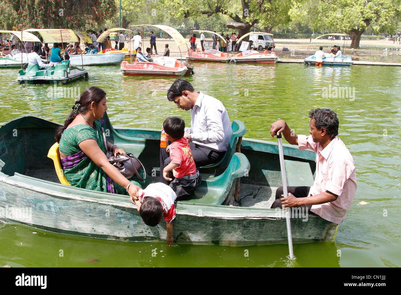 People Boating in the lake Stock Photo Alamy
