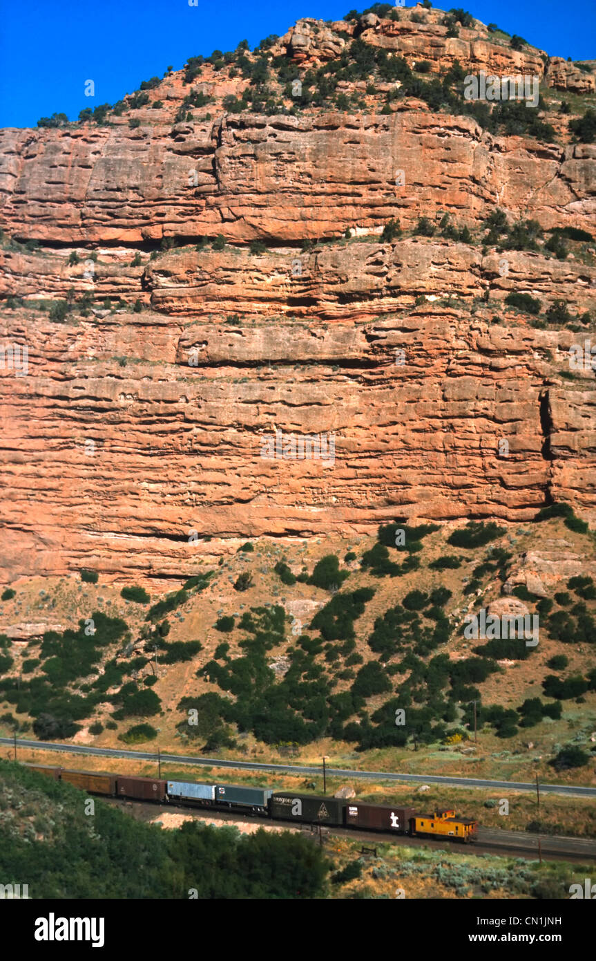 Red mountain railway located hi-res stock photography and images - Alamy