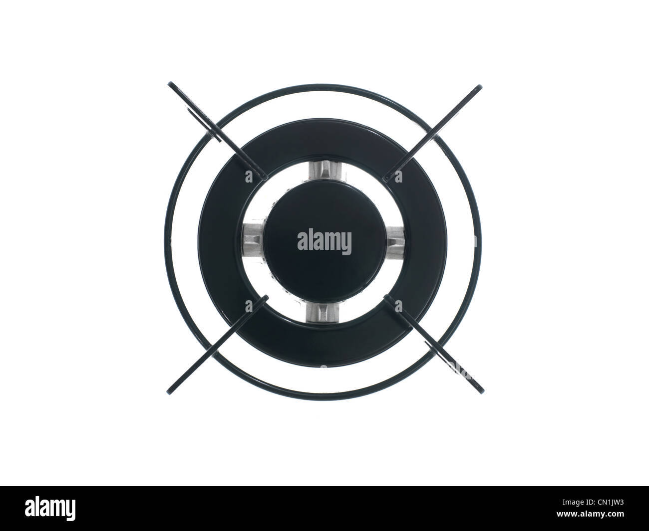 Gas burners isolated against a white background Stock Photo Alamy