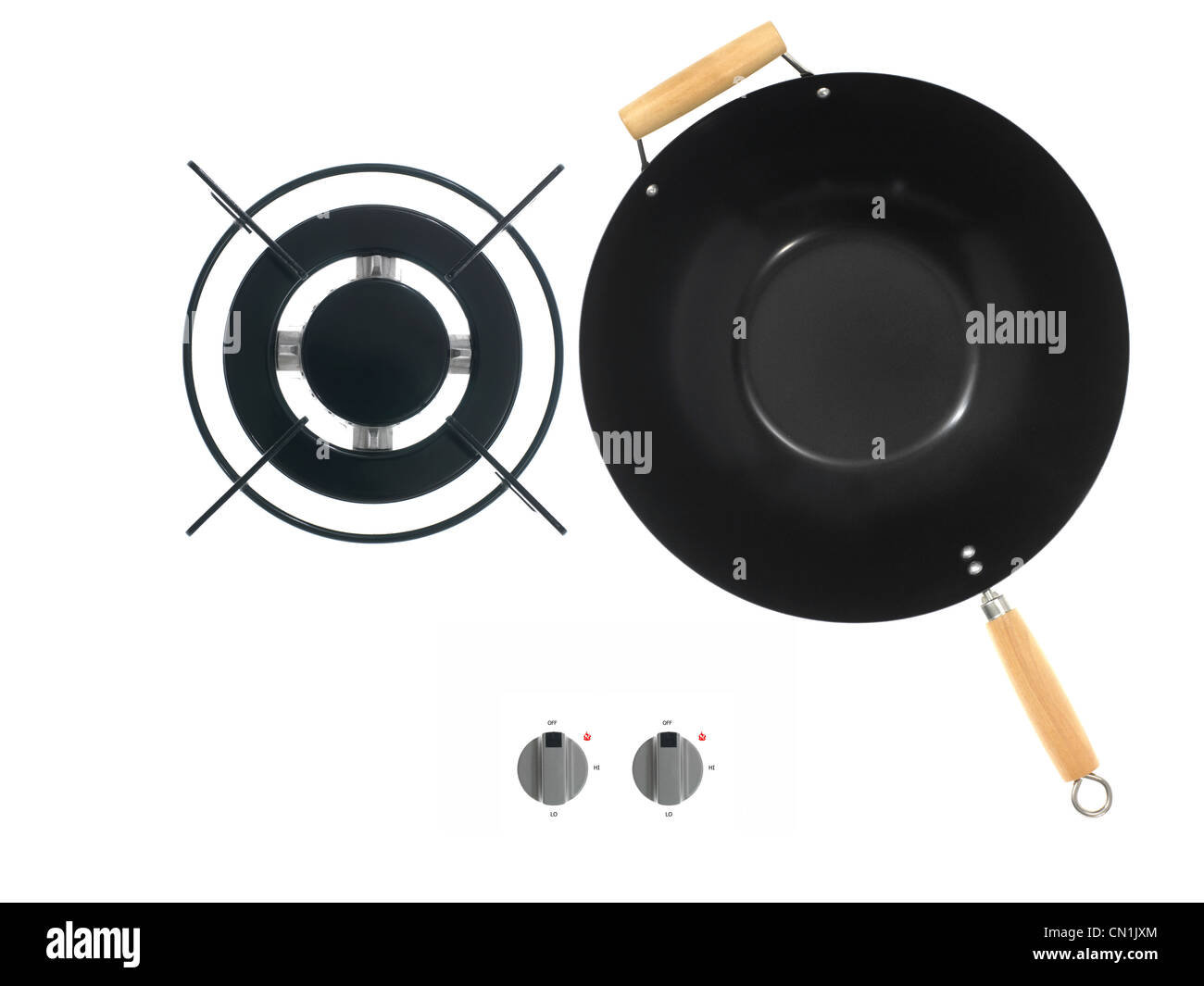 Gas burners isolated against a white background Stock Photo Alamy