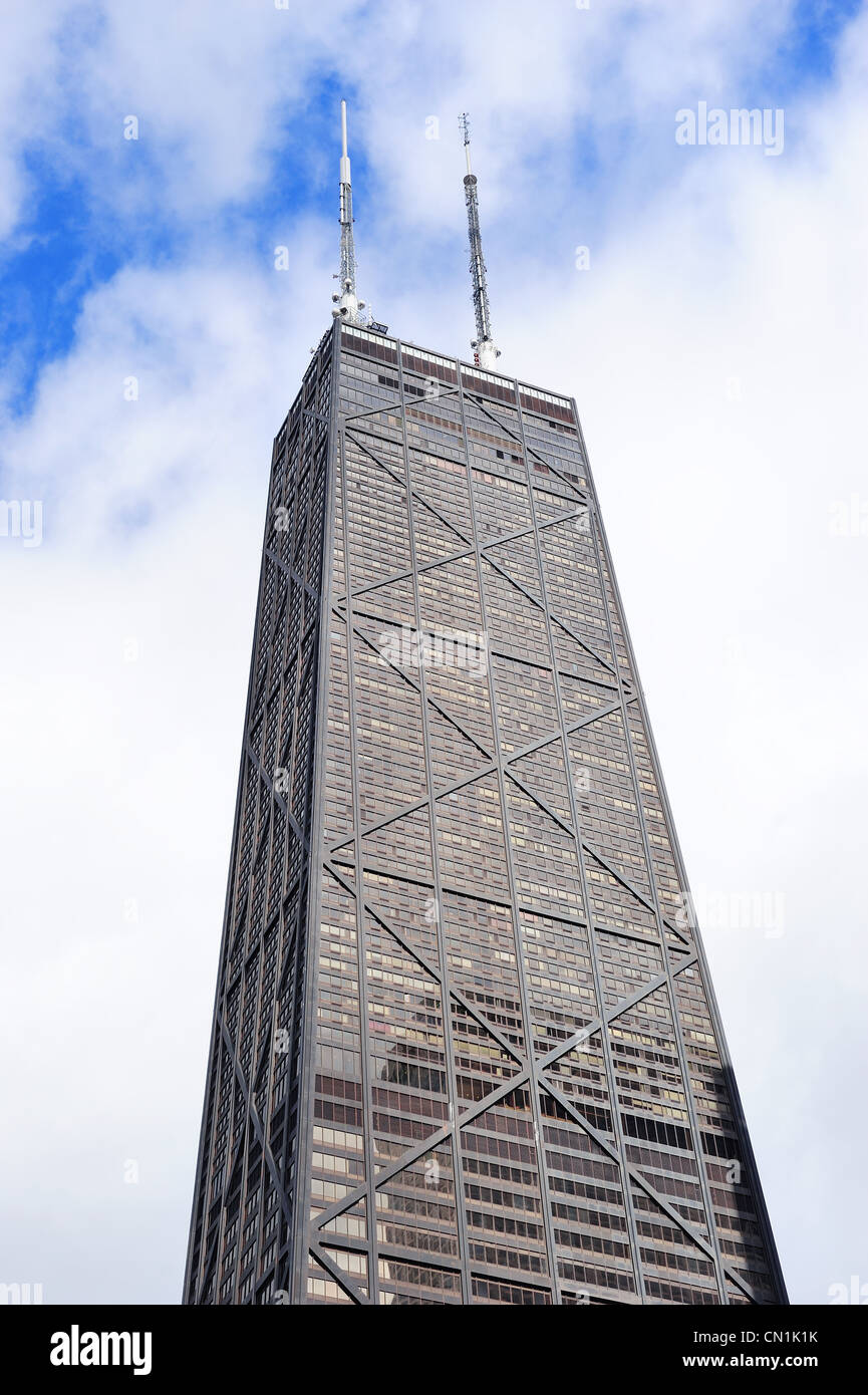Hancock building closeup Stock Photo Alamy
