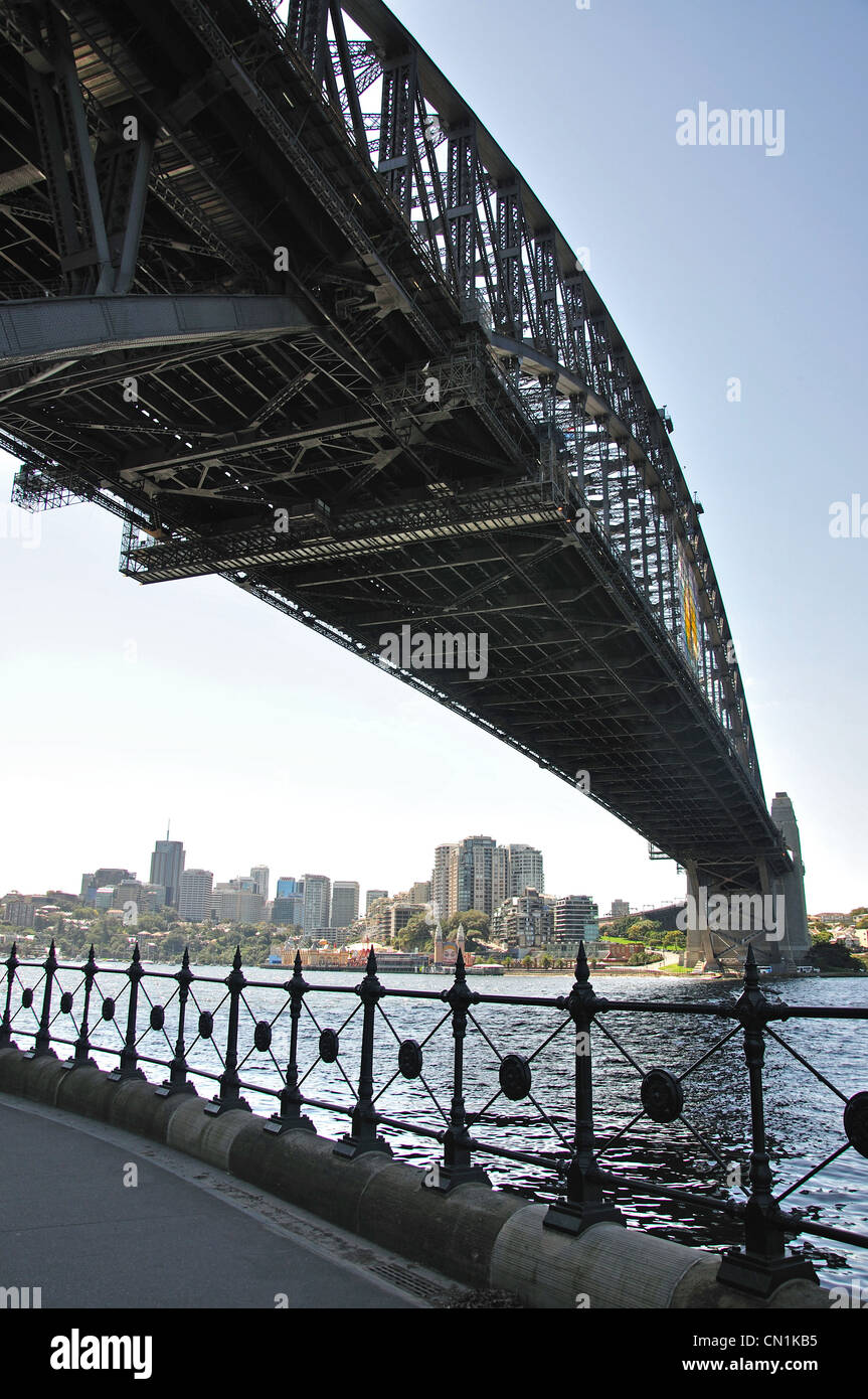 Sydney Harbour Bridge, Sydney Harbour, Sydney, New South Wales, Australia Stock Photo