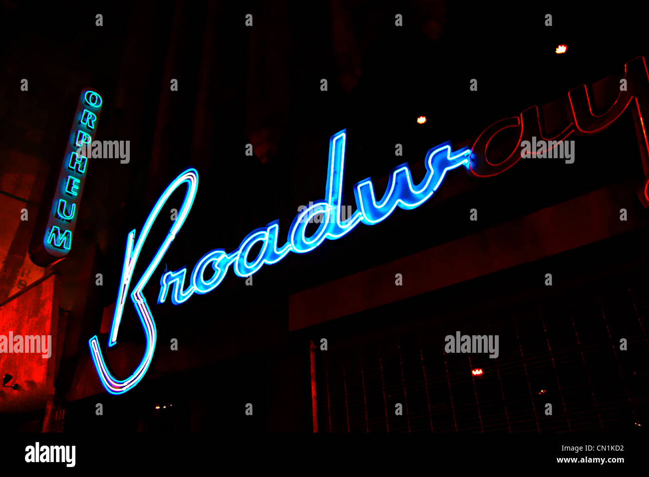 Broadway Bar, Los Angeles, California Stock Photo - Alamy