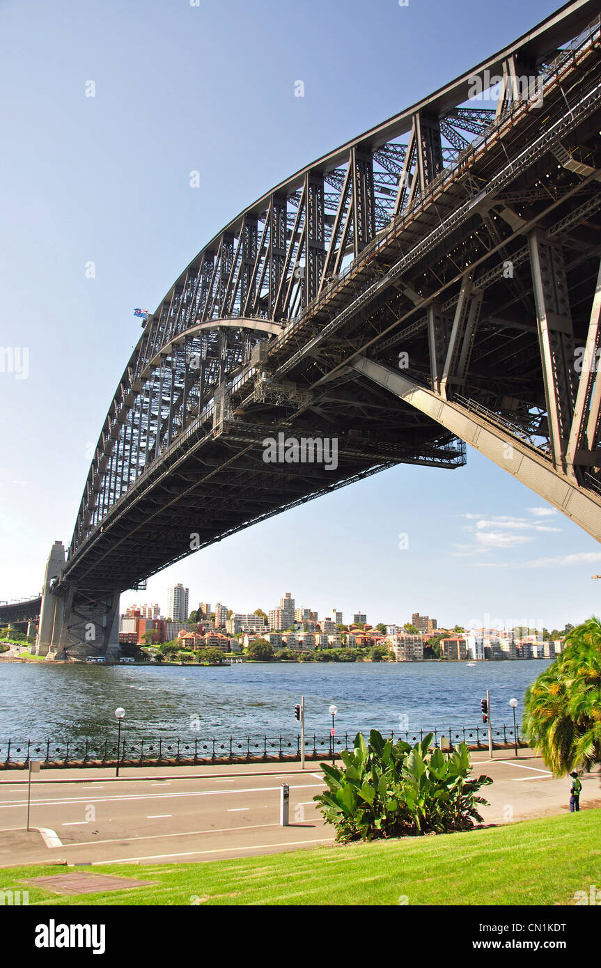 Sydney Harbour Bridge, Sydney Harbour, Sydney, New South Wales, Australia Stock Photo