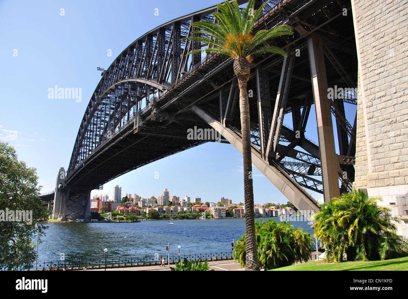 Sydney Harbour Bridge, Sydney Harbour, Sydney, New South Wales, Australia Stock Photo