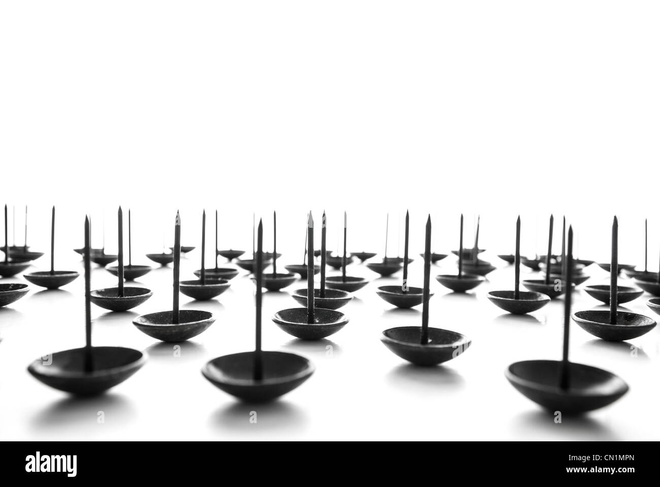 Nails on a white background Stock Photo Alamy