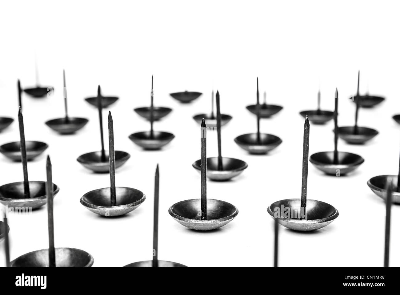 Nails on a white background Stock Photo Alamy