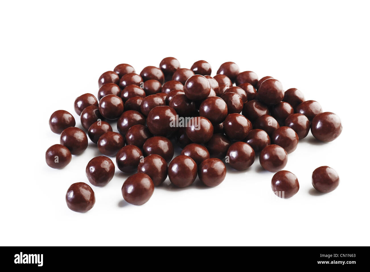 Crunchy chocolate pieces Cut Out Stock Images & Pictures Alamy