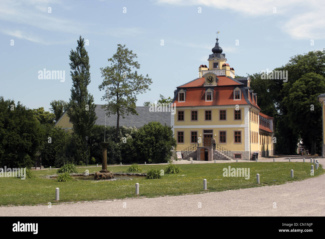 Thuringia Weimar Belvedere Castle Stock Photo