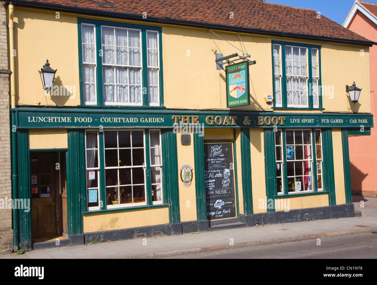 The Goat and Boot pub East Hill, Colchester, Essex, England Stock Photo