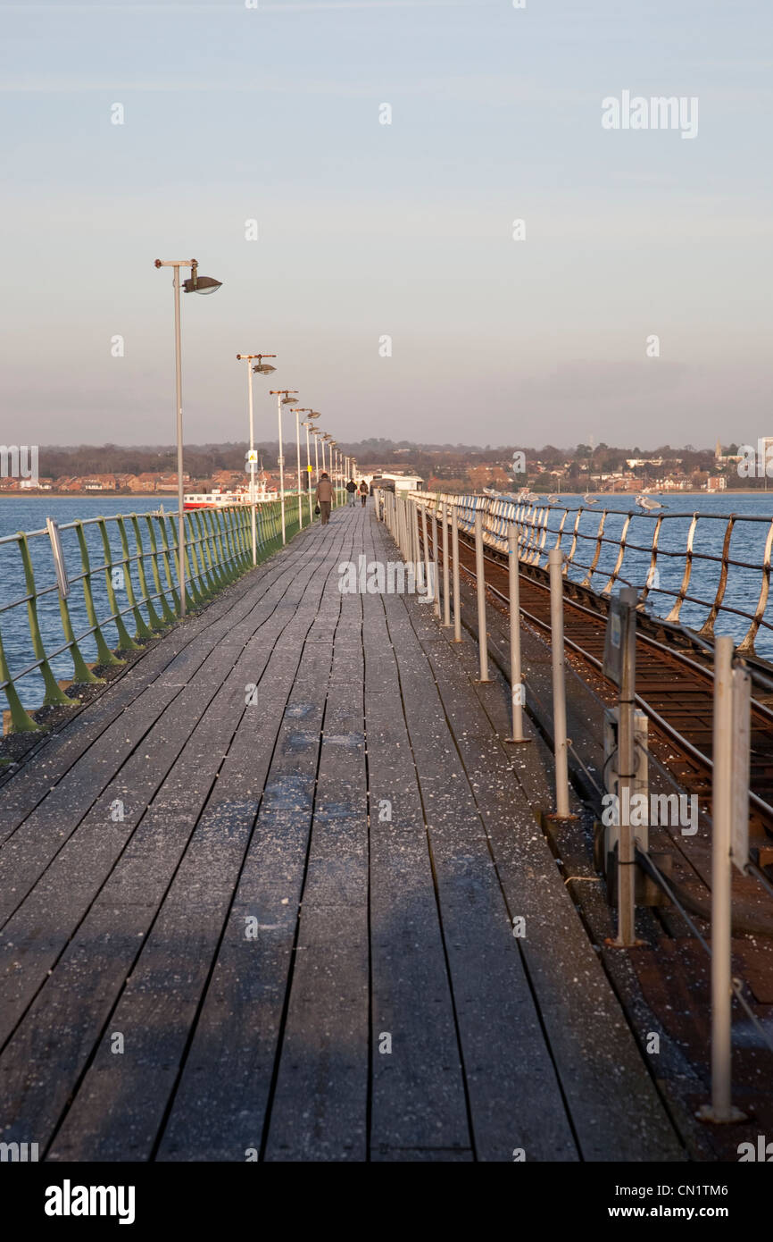 Pier in Hythe in Southampton, England, UK Stock Photo Alamy