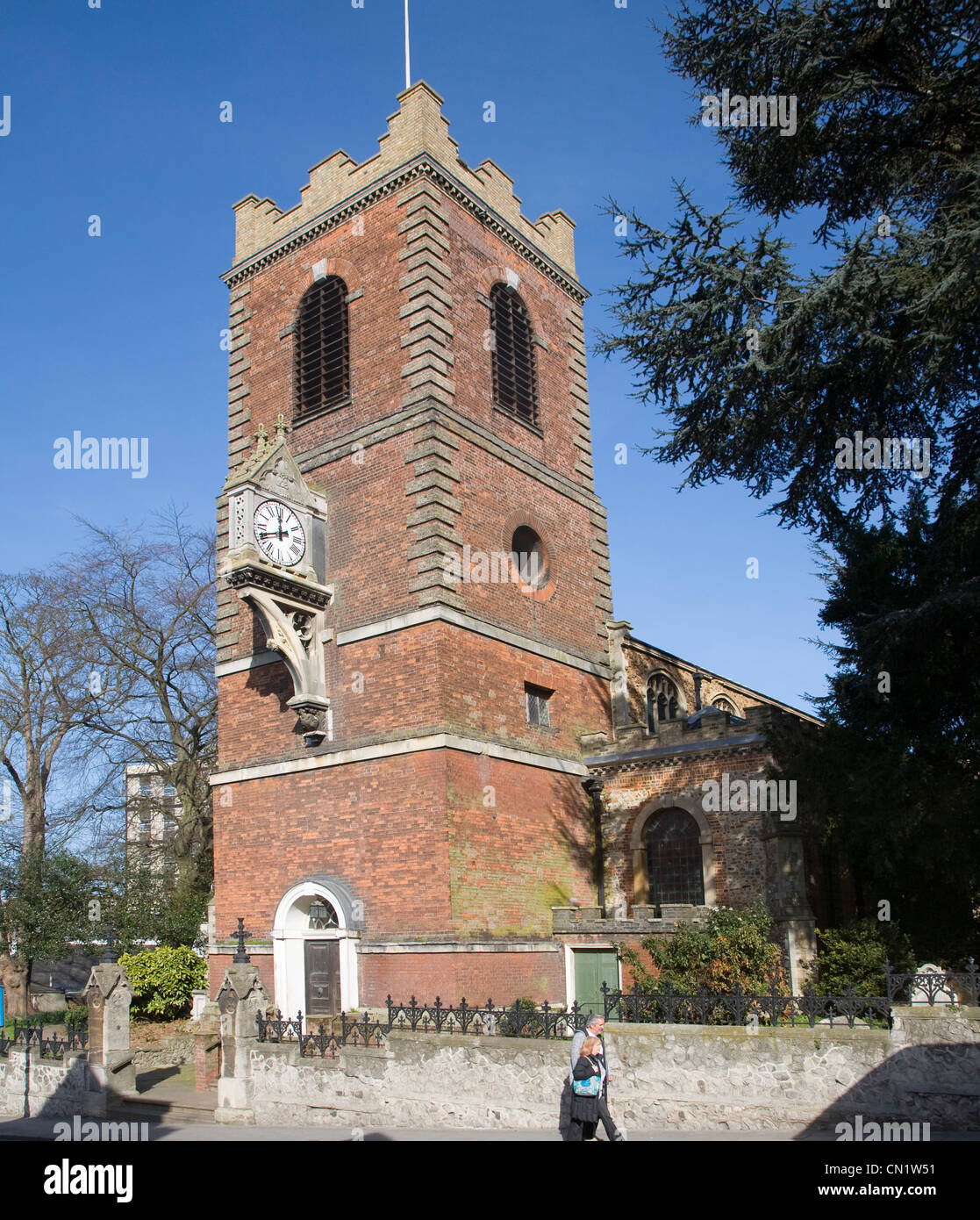 St Peter's church, North Hill, Colchester, Essex, England Stock Photo