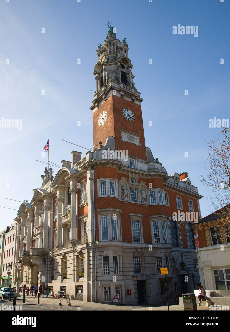 Victorian town hall Colchester Essex England Stock Photo Alamy