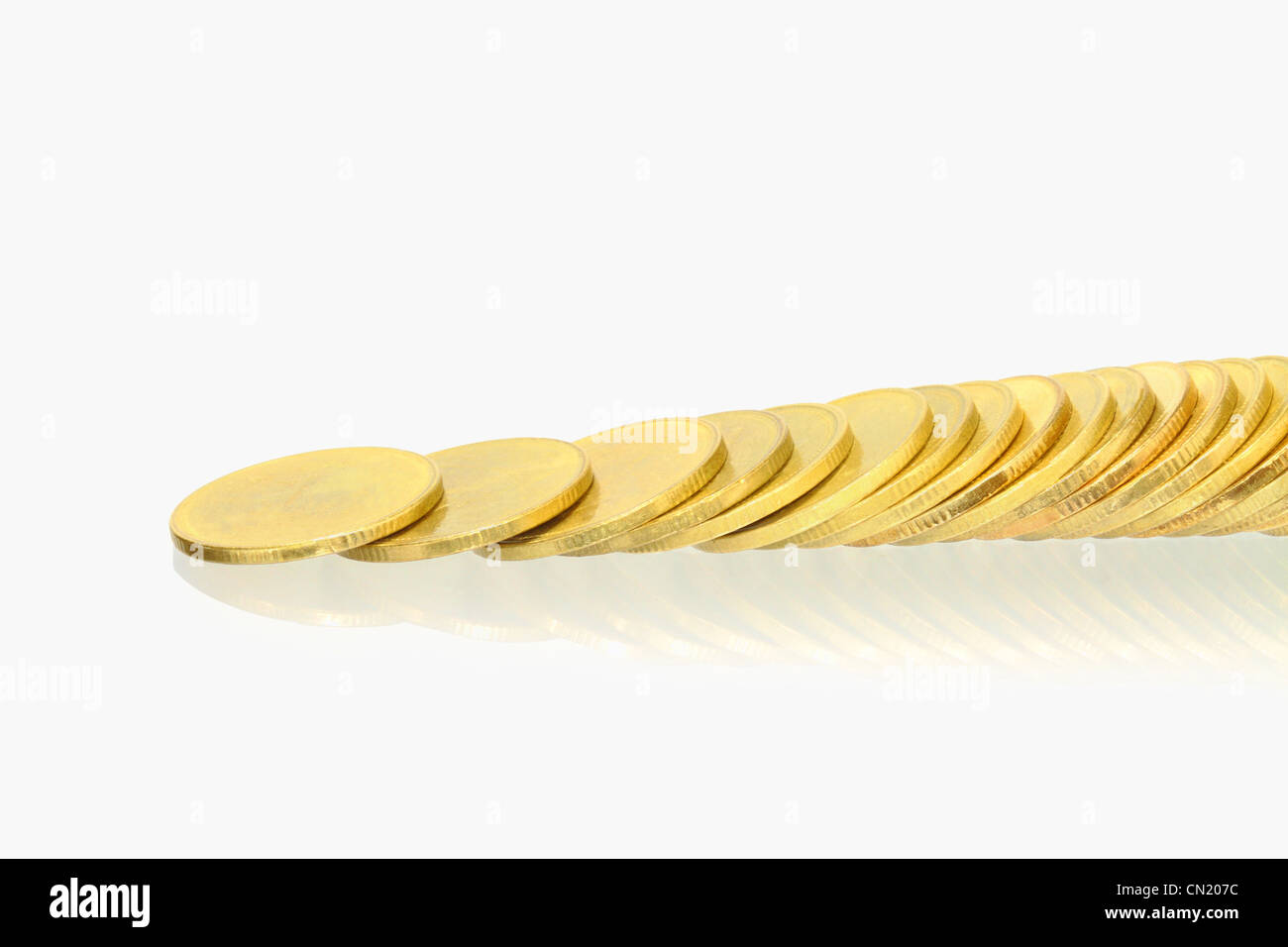 Gold coin glow hi-res stock photography and images - Alamy