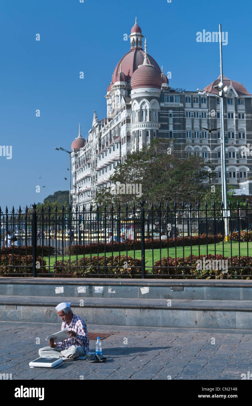 Taj Mahal Palace Hotel Colaba Mumbai Bombay India Stock Photo