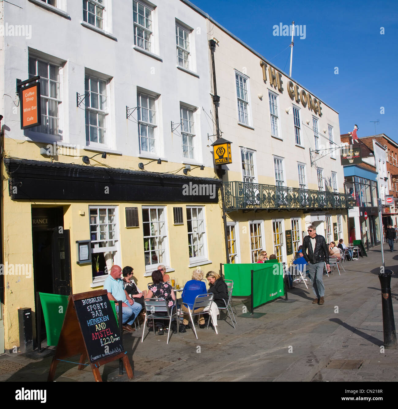 George Hotel pub Colchester Essex England Stock Photo