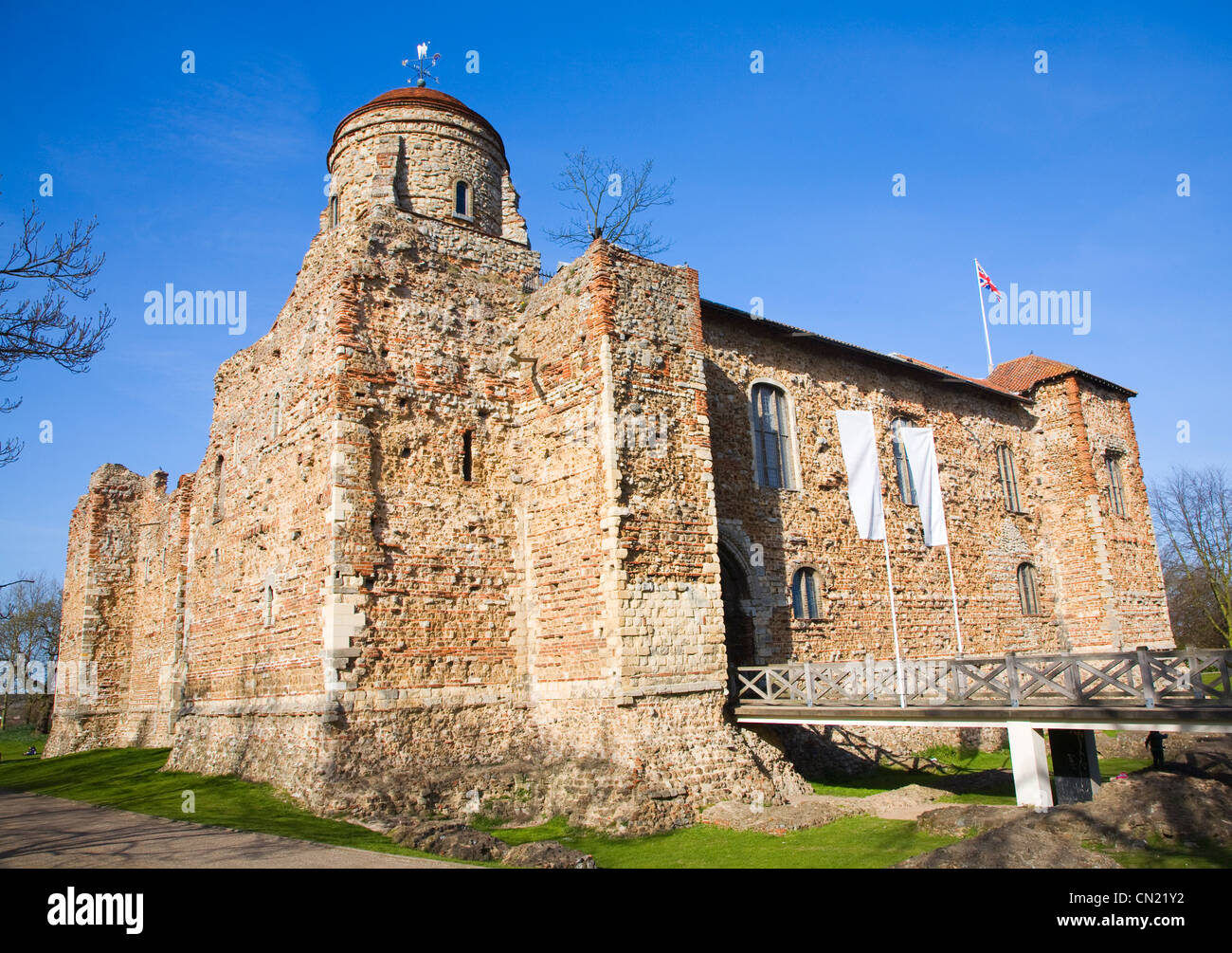 Colchester castle, Essex, England Stock Photo