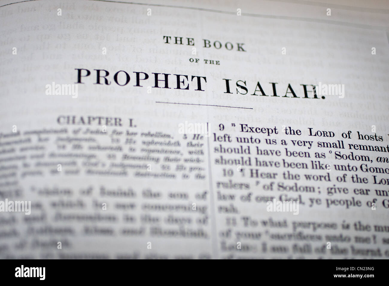 Isaiah Bible Heading Stock Photo Alamy isaiah-bible-heading-stock-photo-alamy