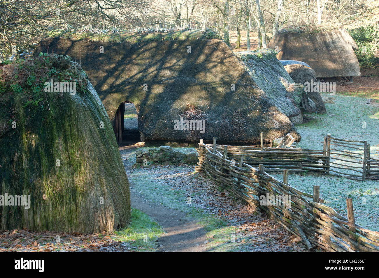 France, Morbihan, Blavet Valley, Melrand, the Village de l'An Mil