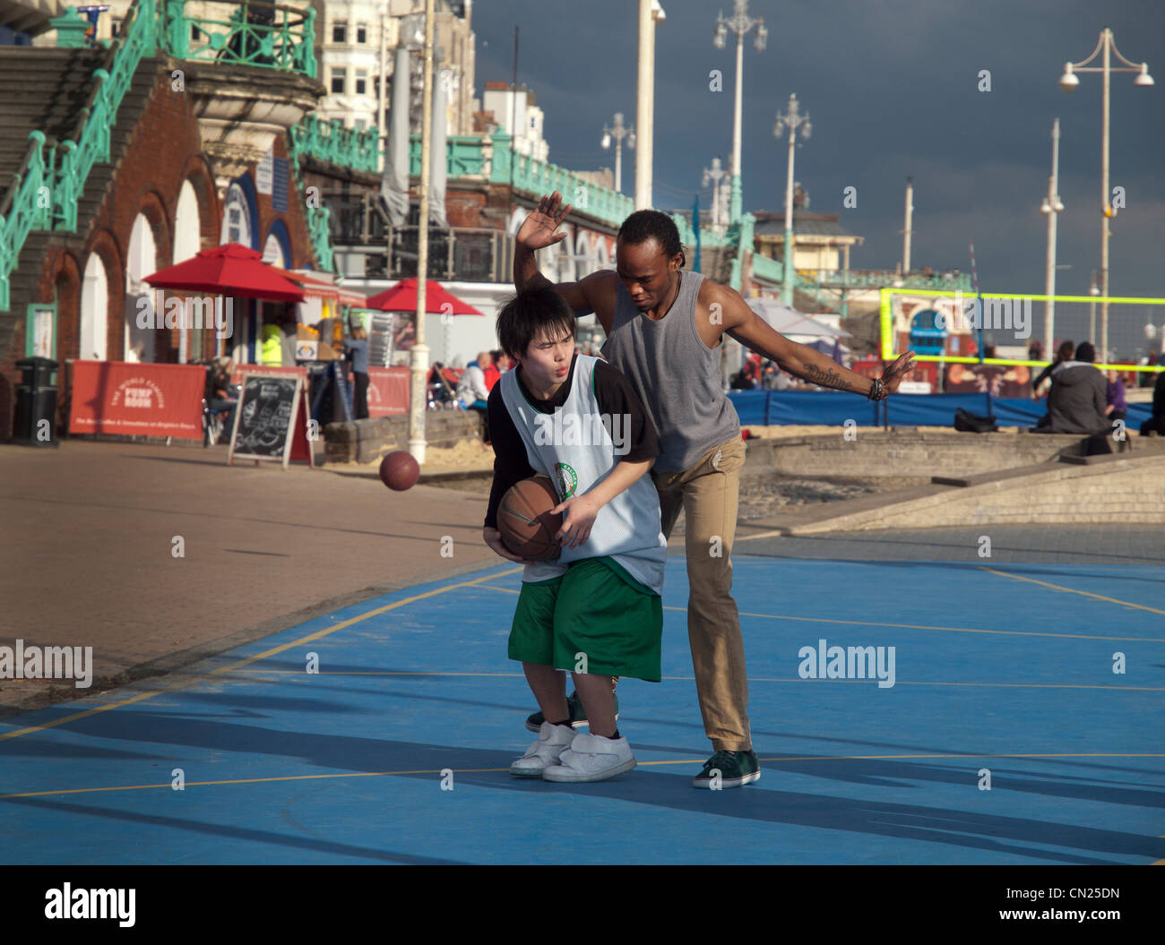 A game of basketball Stock Photo - Alamy