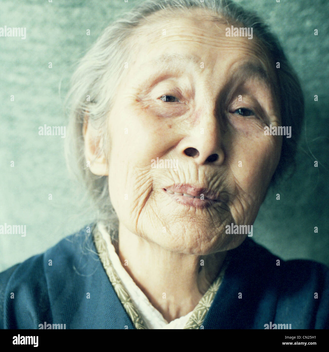 Old japanese woman hi-res stock photography and images - Alamy