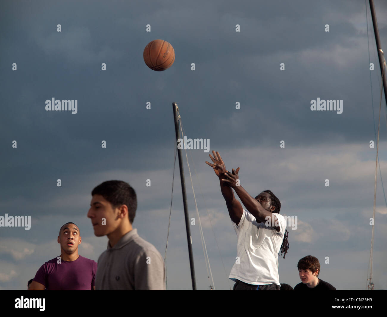 A game of basketball Stock Photo - Alamy
