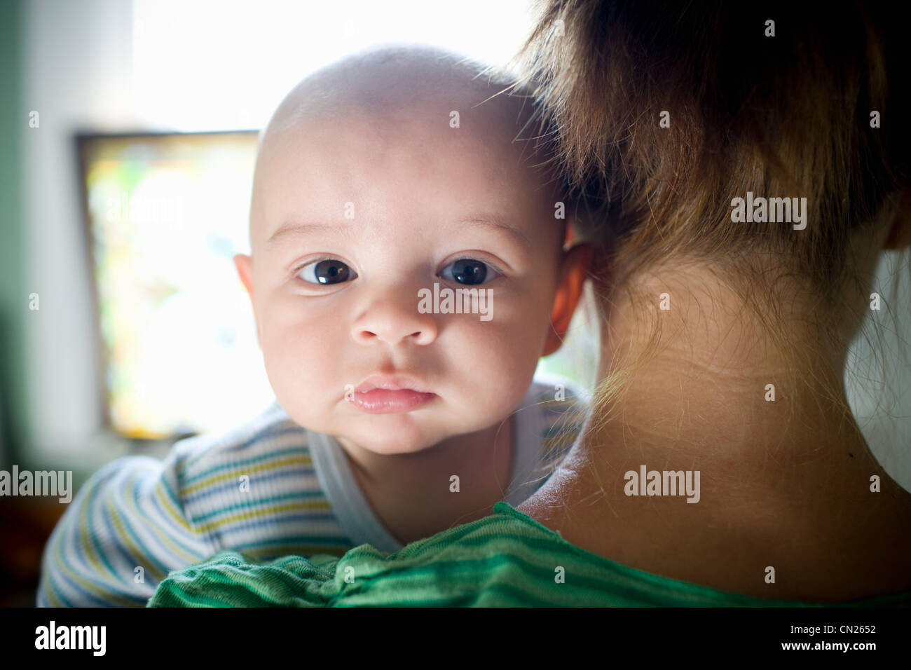 Baby and mother Stock Photo