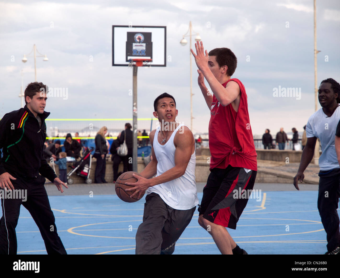 A game of basketball Stock Photo - Alamy