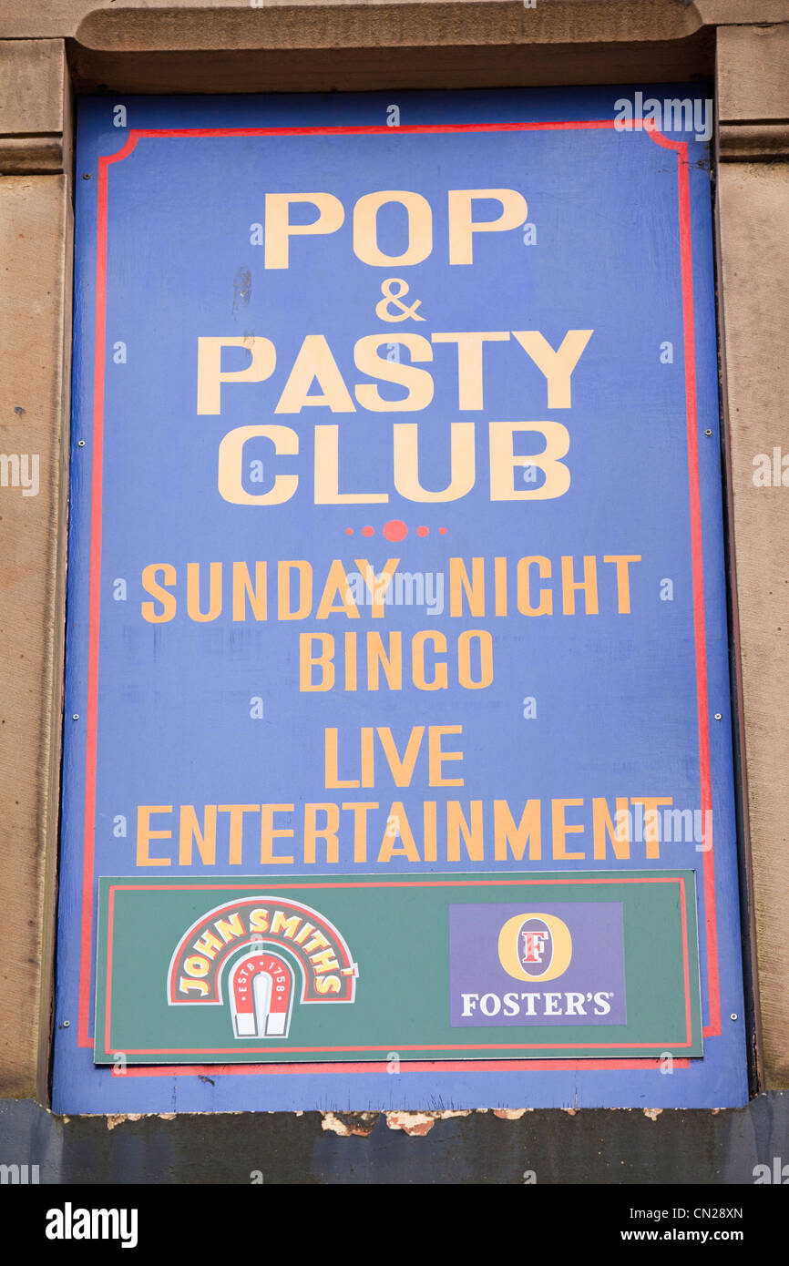 A social club in Keighley, West Yorkshire, UK Stock Photo Alamy