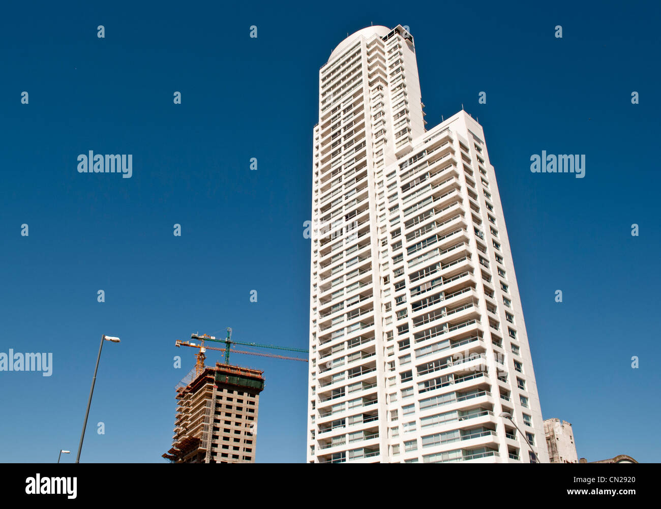 Tower apartments in the city of Rosario, Argentina. Stock Photo