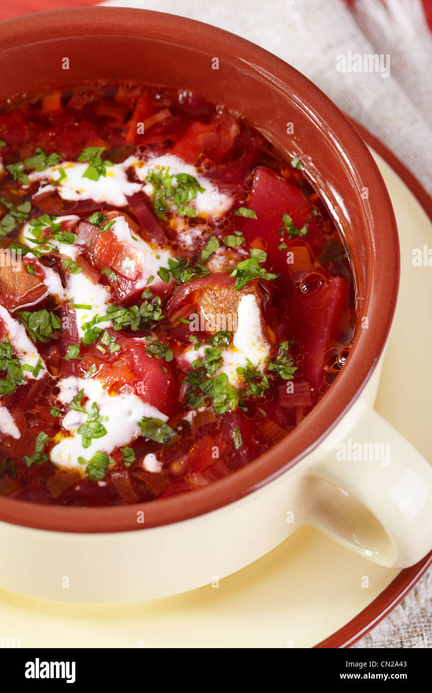 Borscht Stock Photo