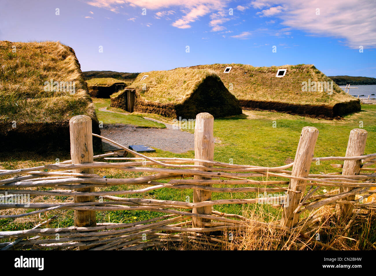Three Norse Buildings, L'Anse aux Meadows National Historic Site, StLunaireGriquet