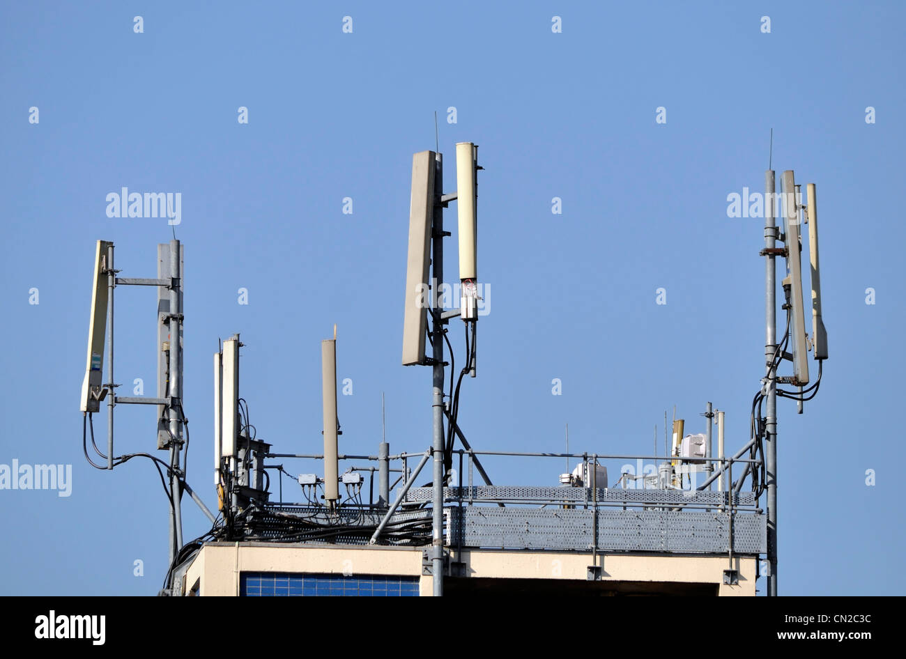 Antenna for cell phone network Stock Photo Alamy