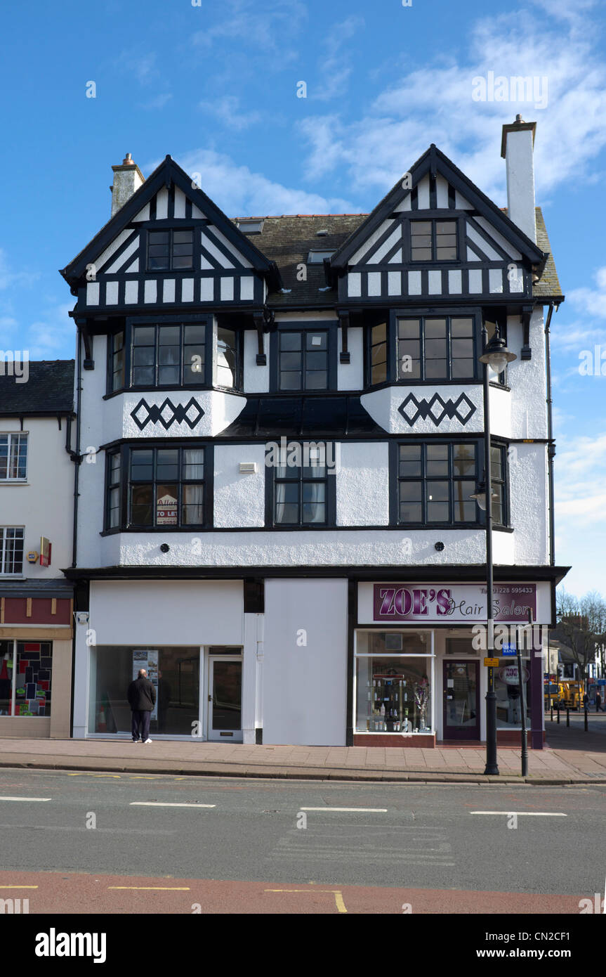 Carlisle city, Cumbria, period building, English Street. The most northerly English City in the UK Stock Photo