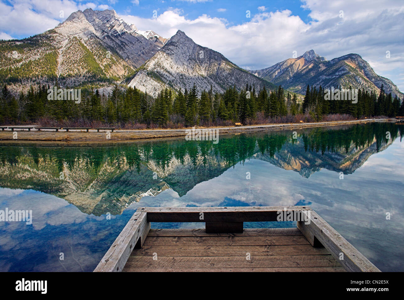 Mount Lorette Ponds and Mount Lorette, Kananaskis Country, Alberta