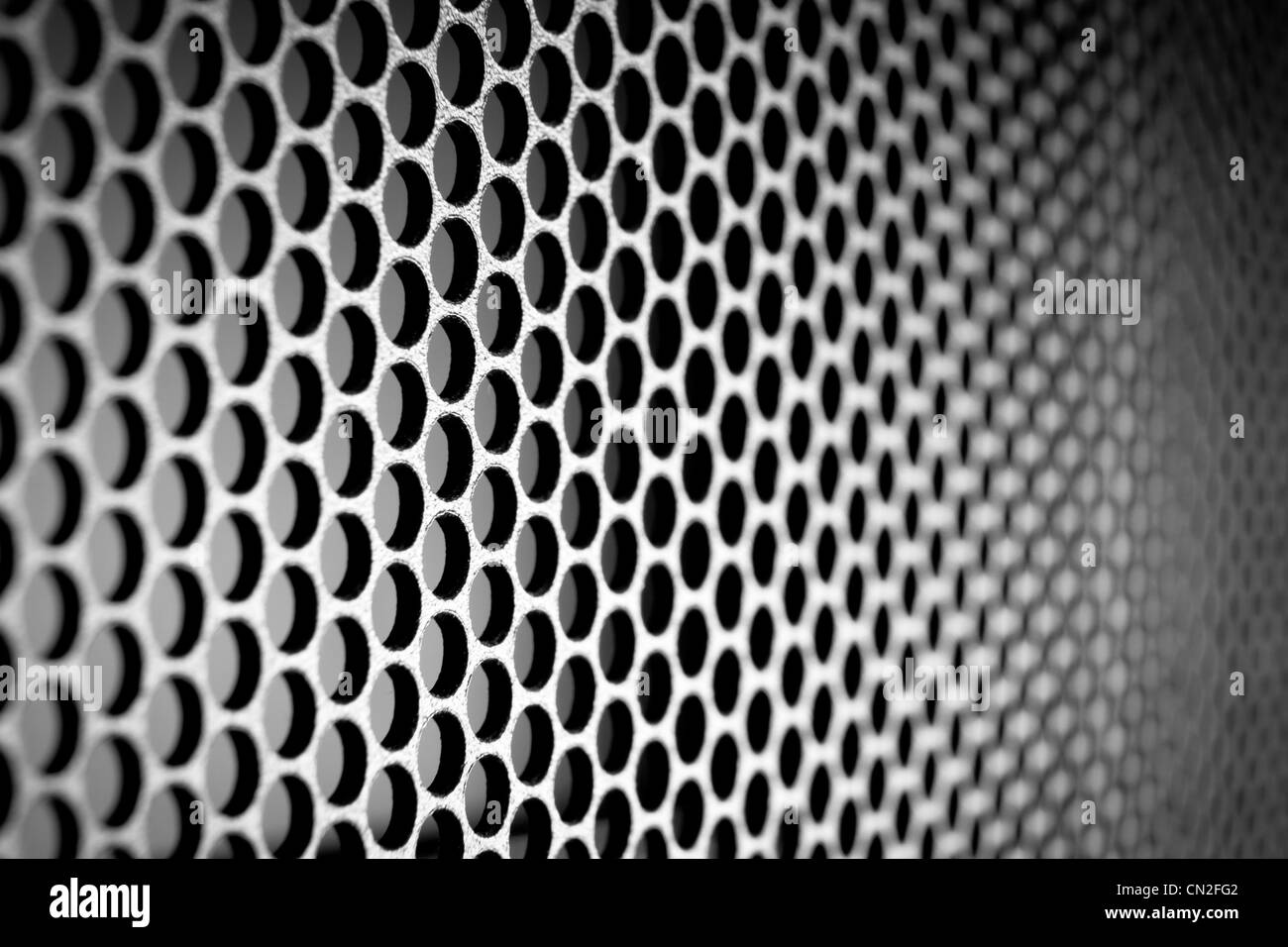 abstract metal grid background Stock Photo