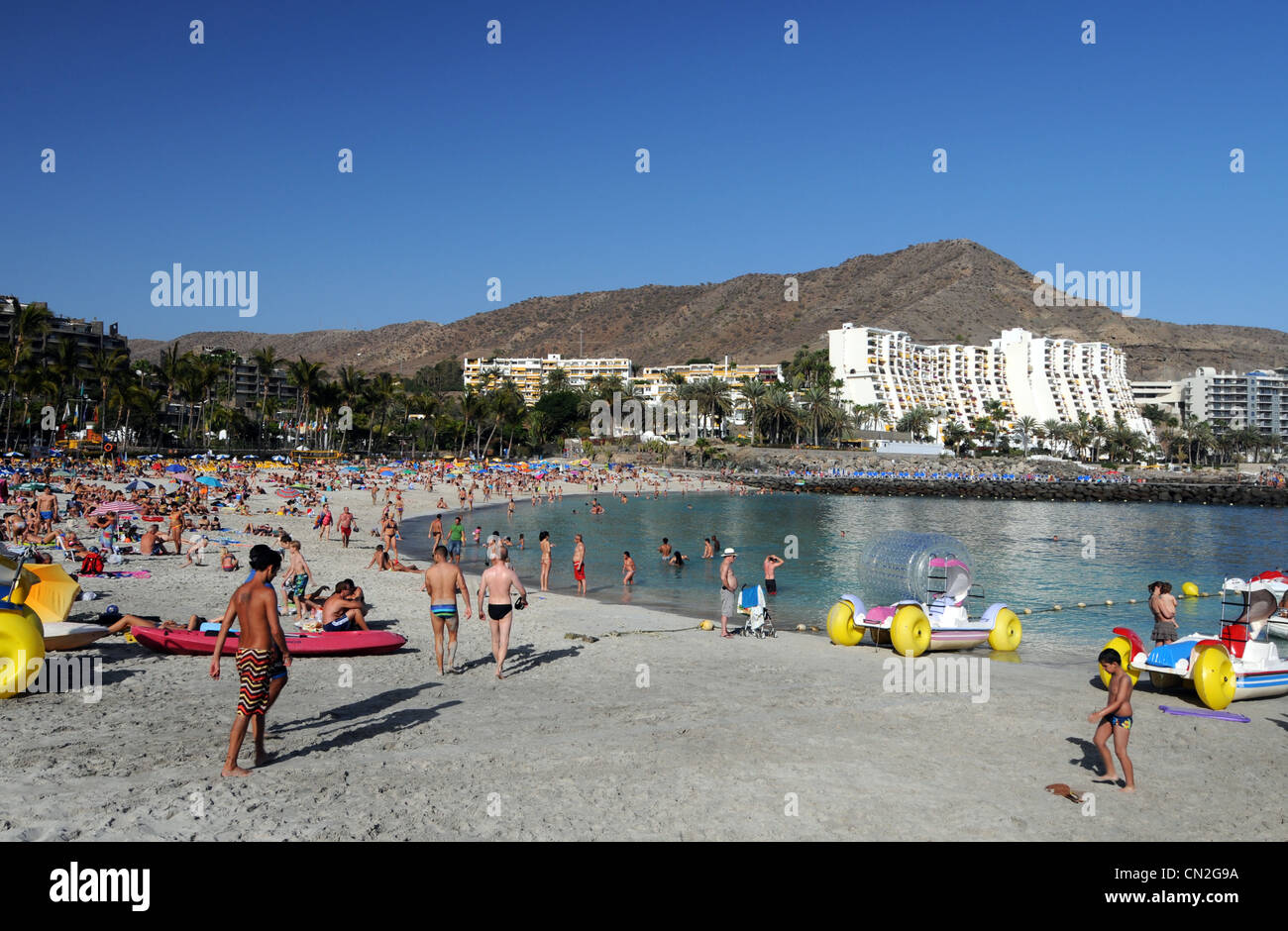 Anfi Del Mar Resort and beach, Gran Canaria, Canary Islands Stock Photo