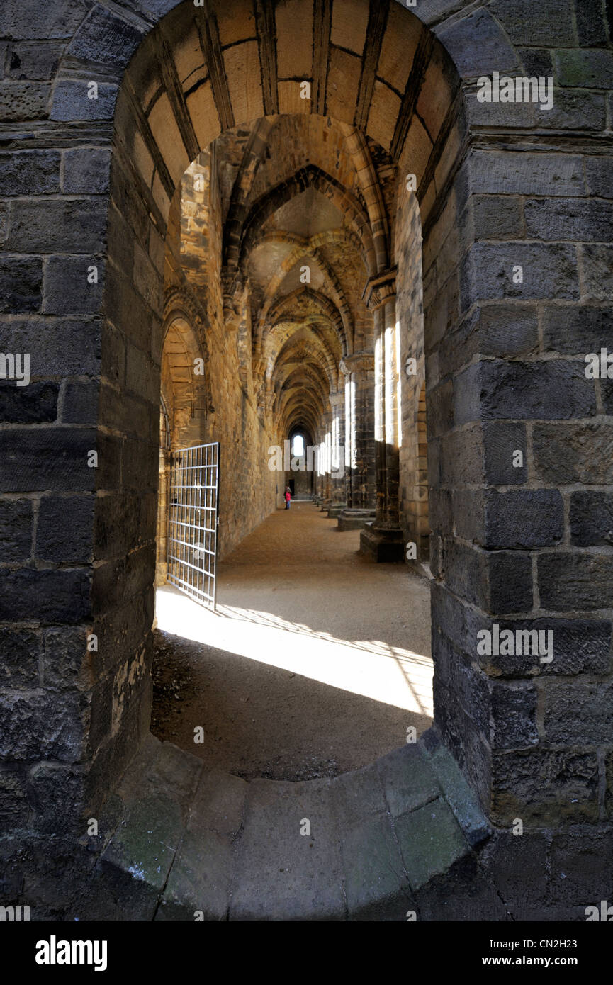Kirkstall Abbey ruins of Cistercian monastery, Leeds, West Yorkshire Stock Photo