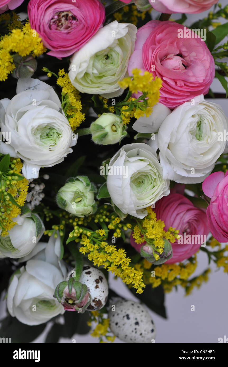 Flower Arranging Stock Photo