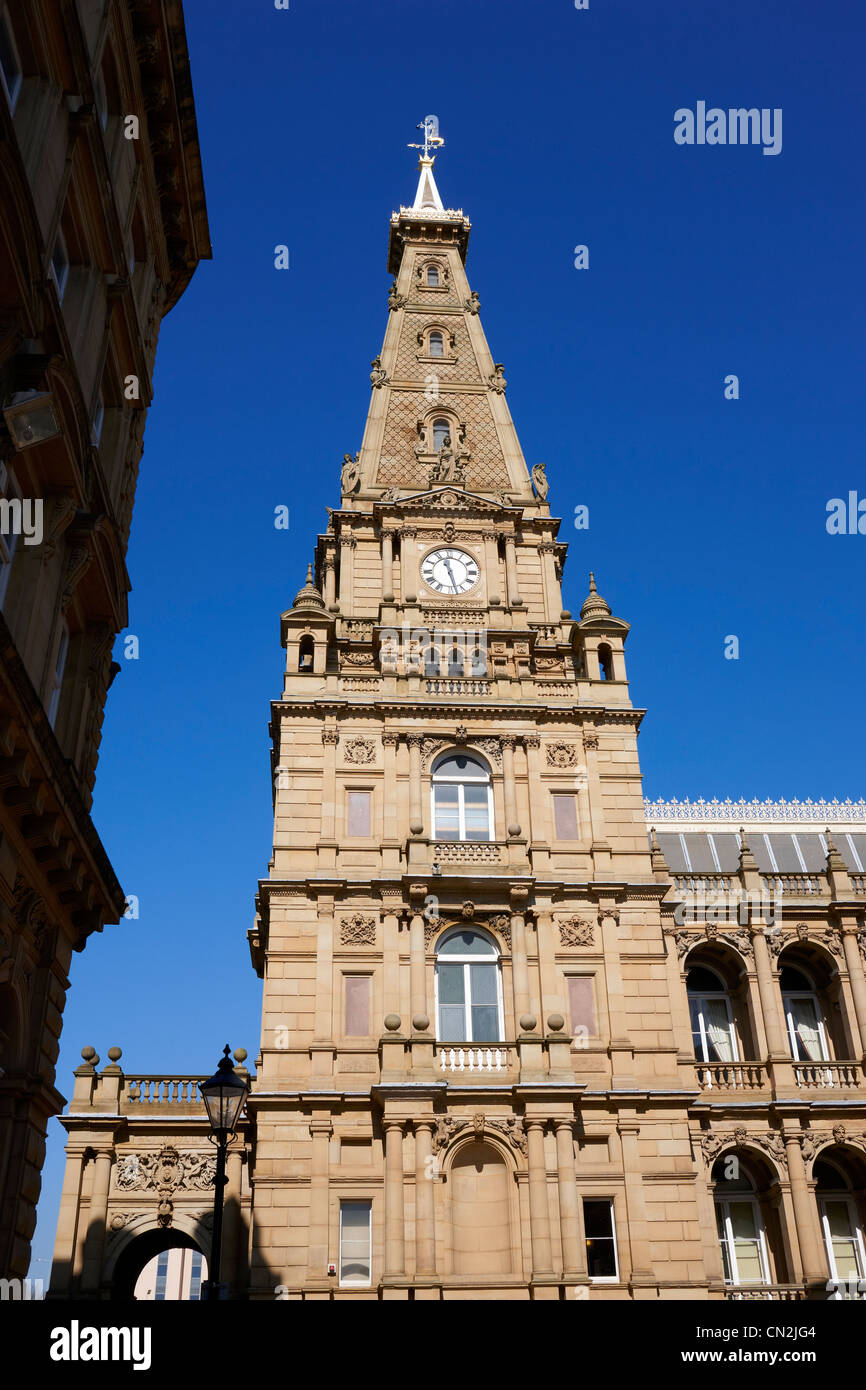 Halifax Town Hall spire, West Yorkshire UK Stock Photo