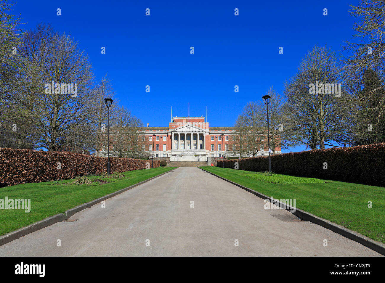 Shentall Gardends and Chesterfield Borough Council Town Hall