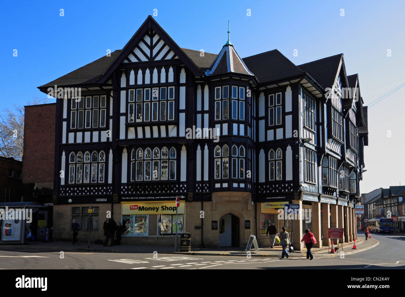 The Money Shop in Knifesmithgate, Chesterfield, Derbyshire, England, UK. Stock Photo