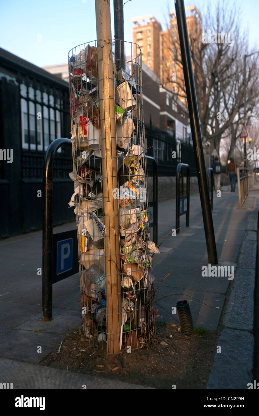 london litter tree Stock Photo