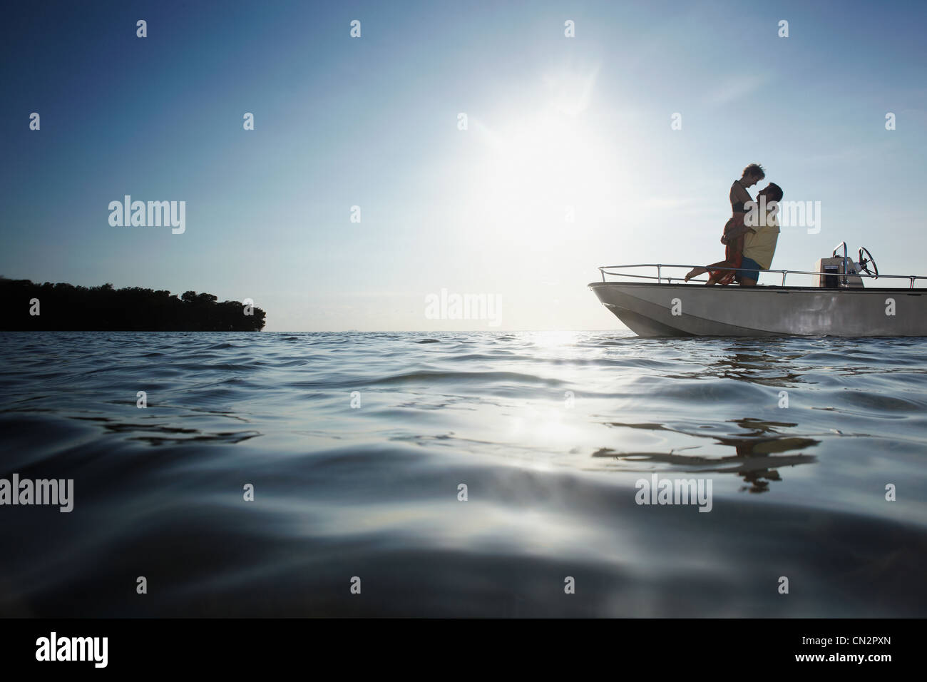 Man on motorboat hi-res stock photography and images - Alamy