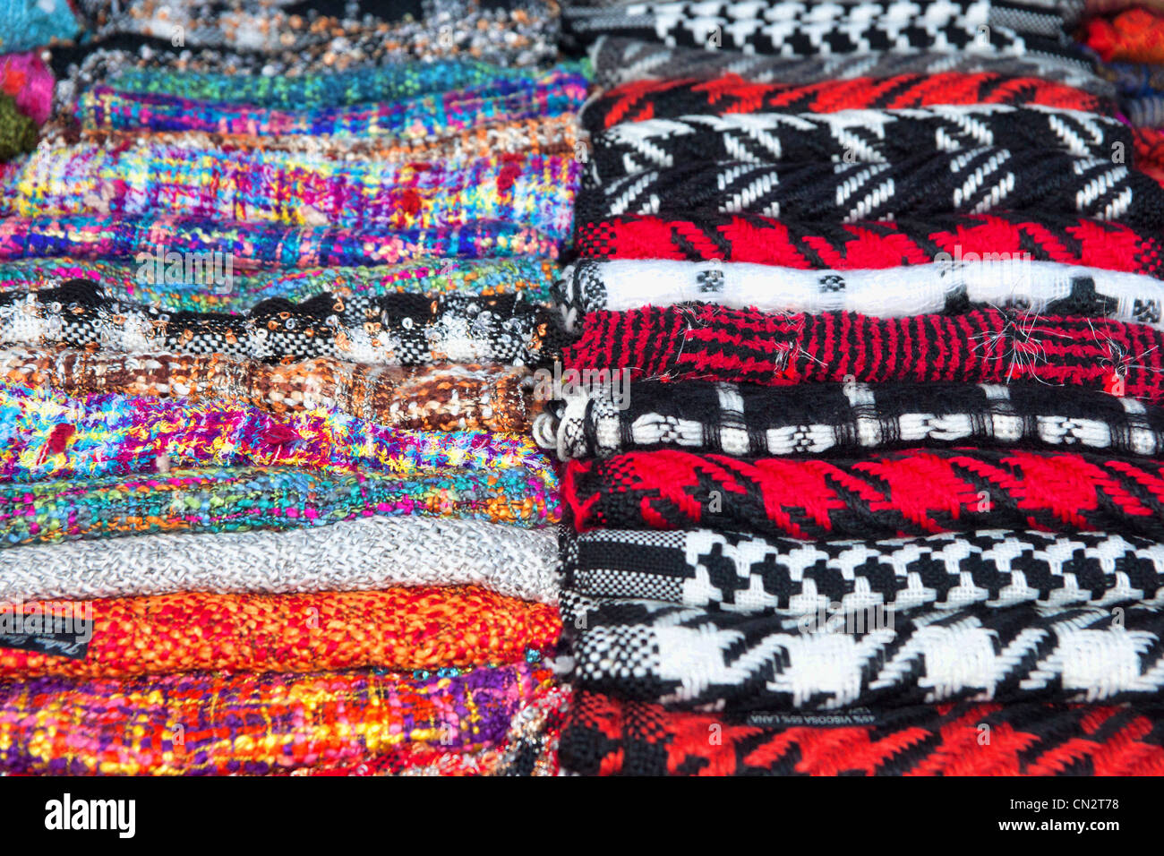 fabric for sale in markets in thailand Stock Photo Alamy