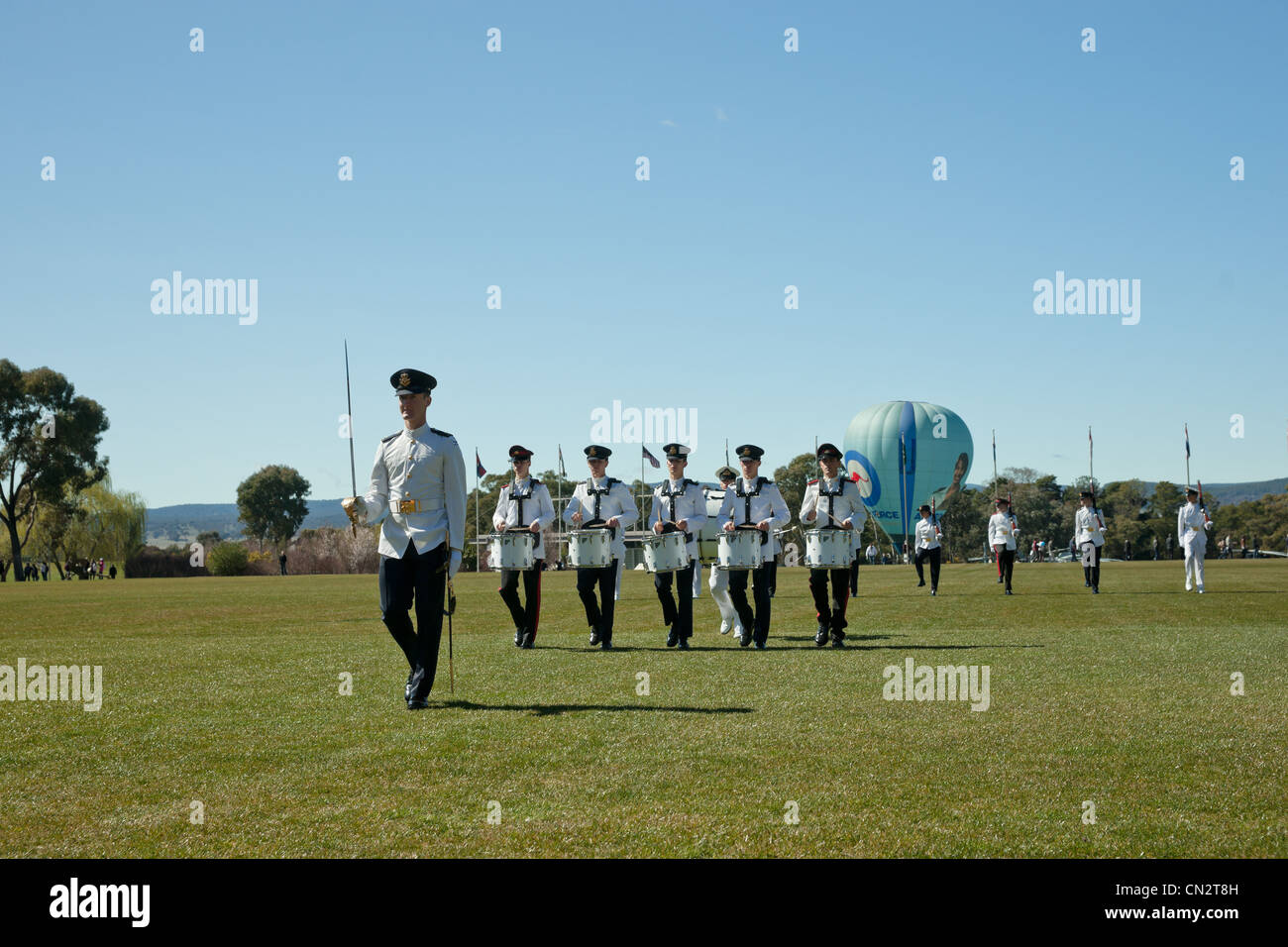 armed forces band at the australian defence force academy Stock Photo