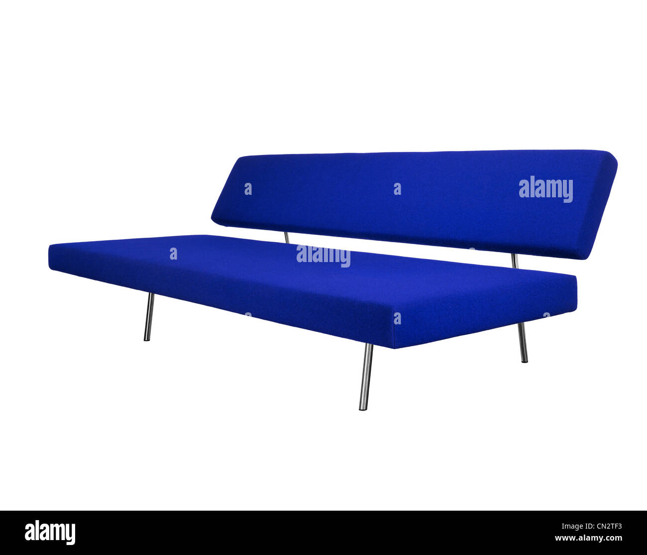 Modern Blue Sofa Stock Photo - Alamy